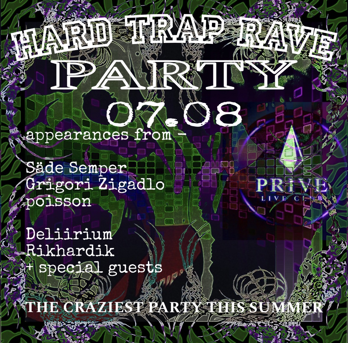 HARD TRAP RAVE PARTY TALLINN