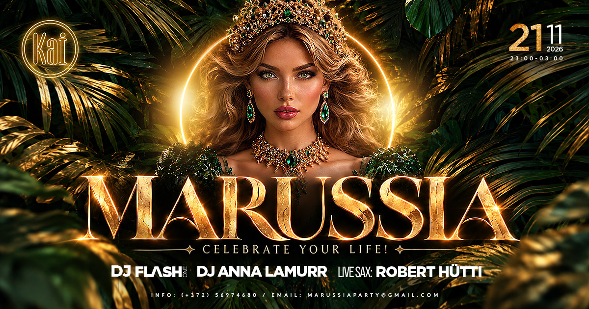 21 NOVEMBER 2026 (SAT) · ★MARUSSIA★ | KAI CLUB & RESTO 🌊⭐