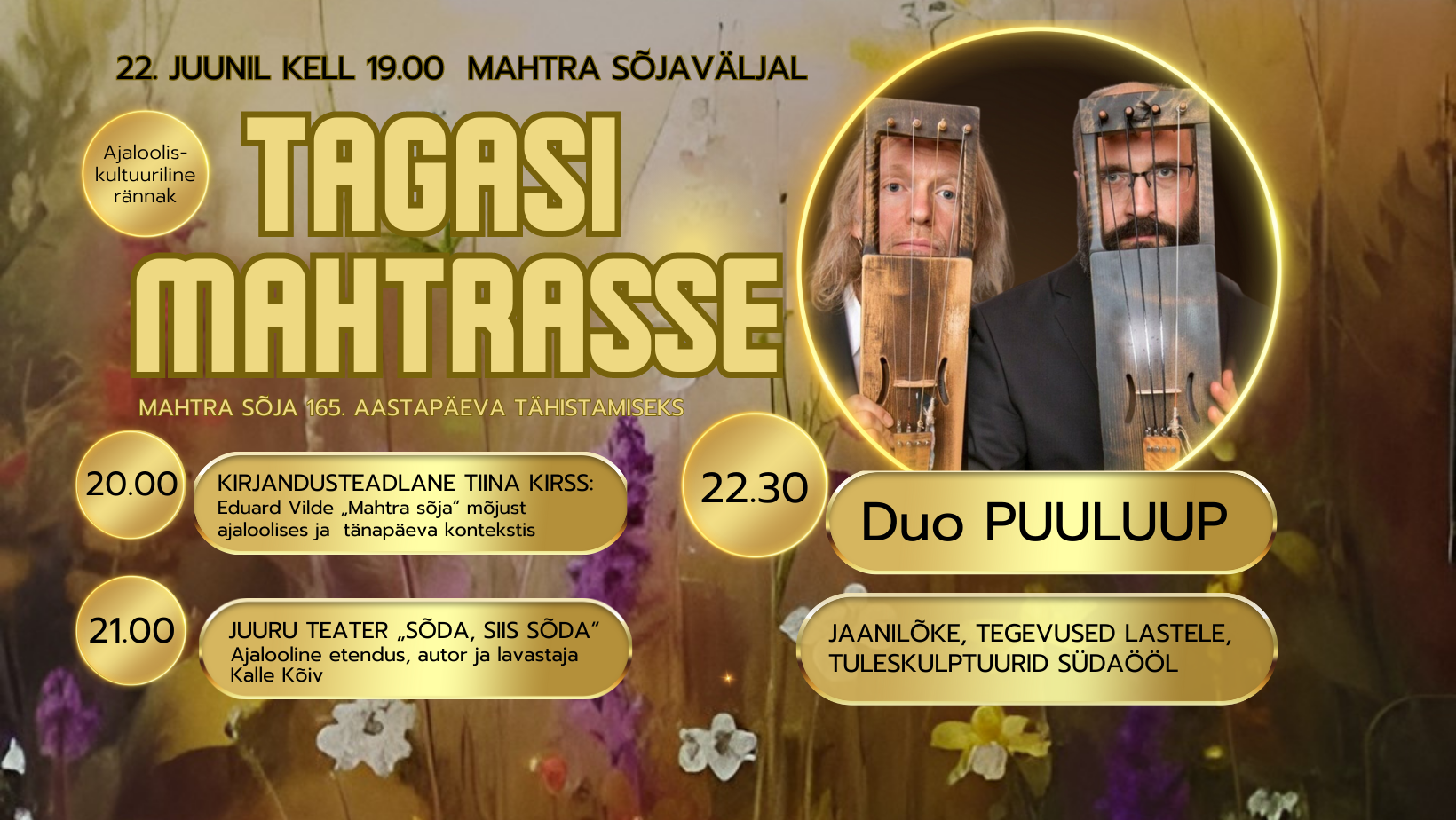Ajaloolis-kultuuriline rännak TAGASI MAHTRASSE