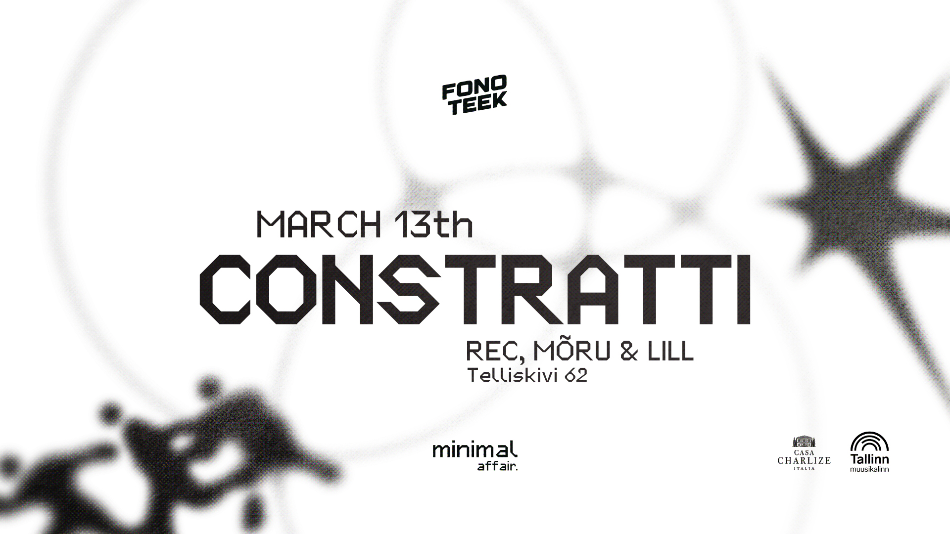 minimal affair. presents: Constratti (RO) I Fonoteek I 13.03