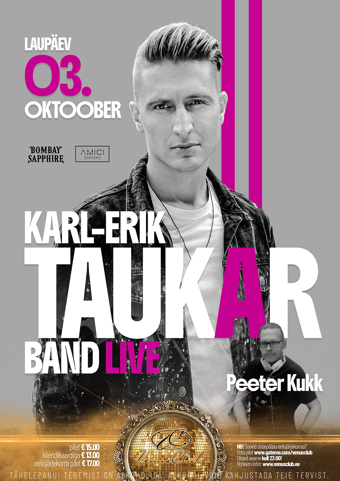 KARL-ERIK TAUKAR BAND LIVE