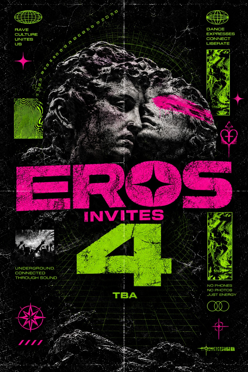 ERØS INVITES 4 is 4 you RAVE