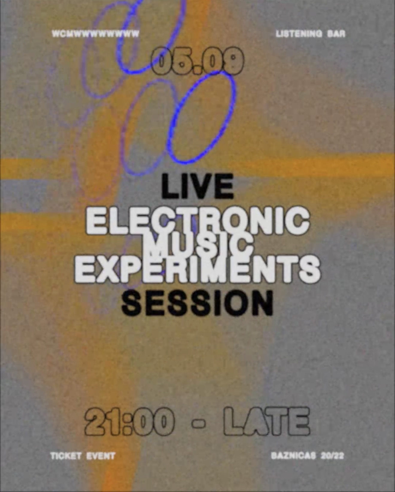 LIVE ELECTRONIC MUSIC EXPERIMENTS SESSION @ WCMW