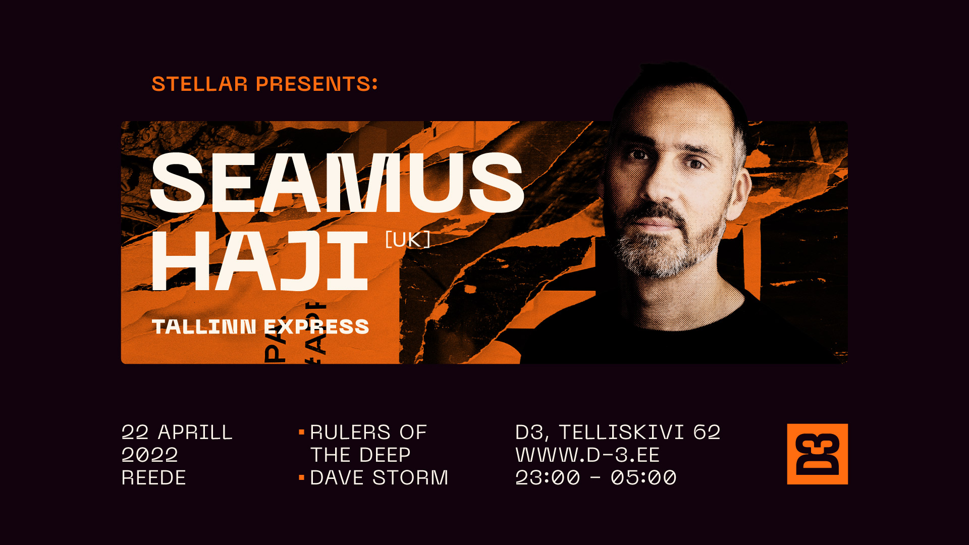 Stellar: Seamus Haji (UK) - D3 - 22.04