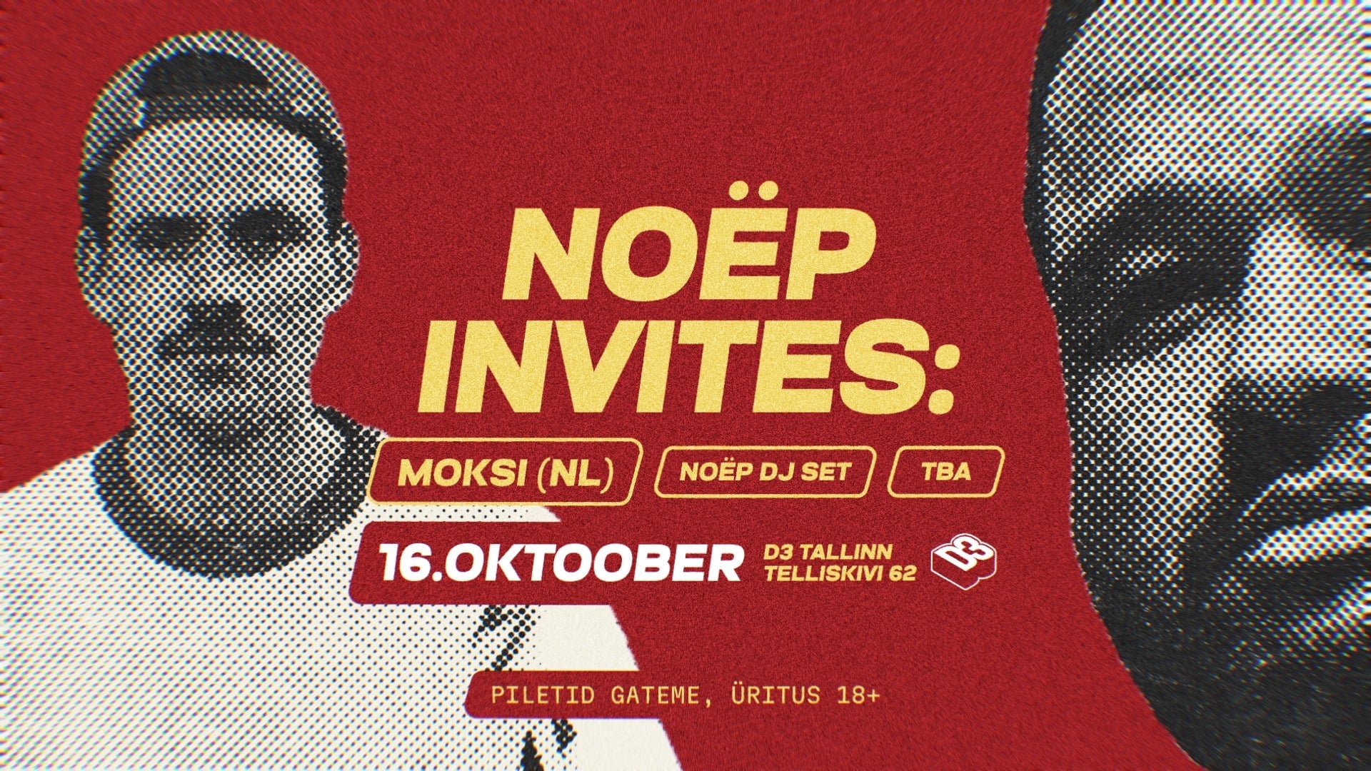 NOËP INVITES: MOKSI (NL) I 16.10 I D3