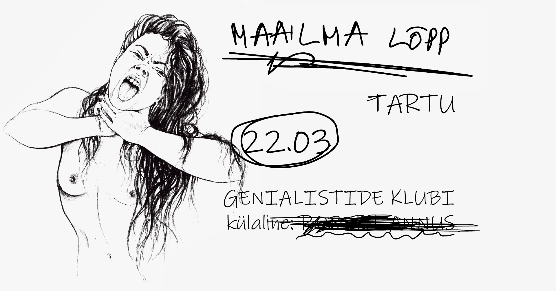 KÖÖMES "Maailma lõpp." LIVE @Tartu Genialistide Klubi