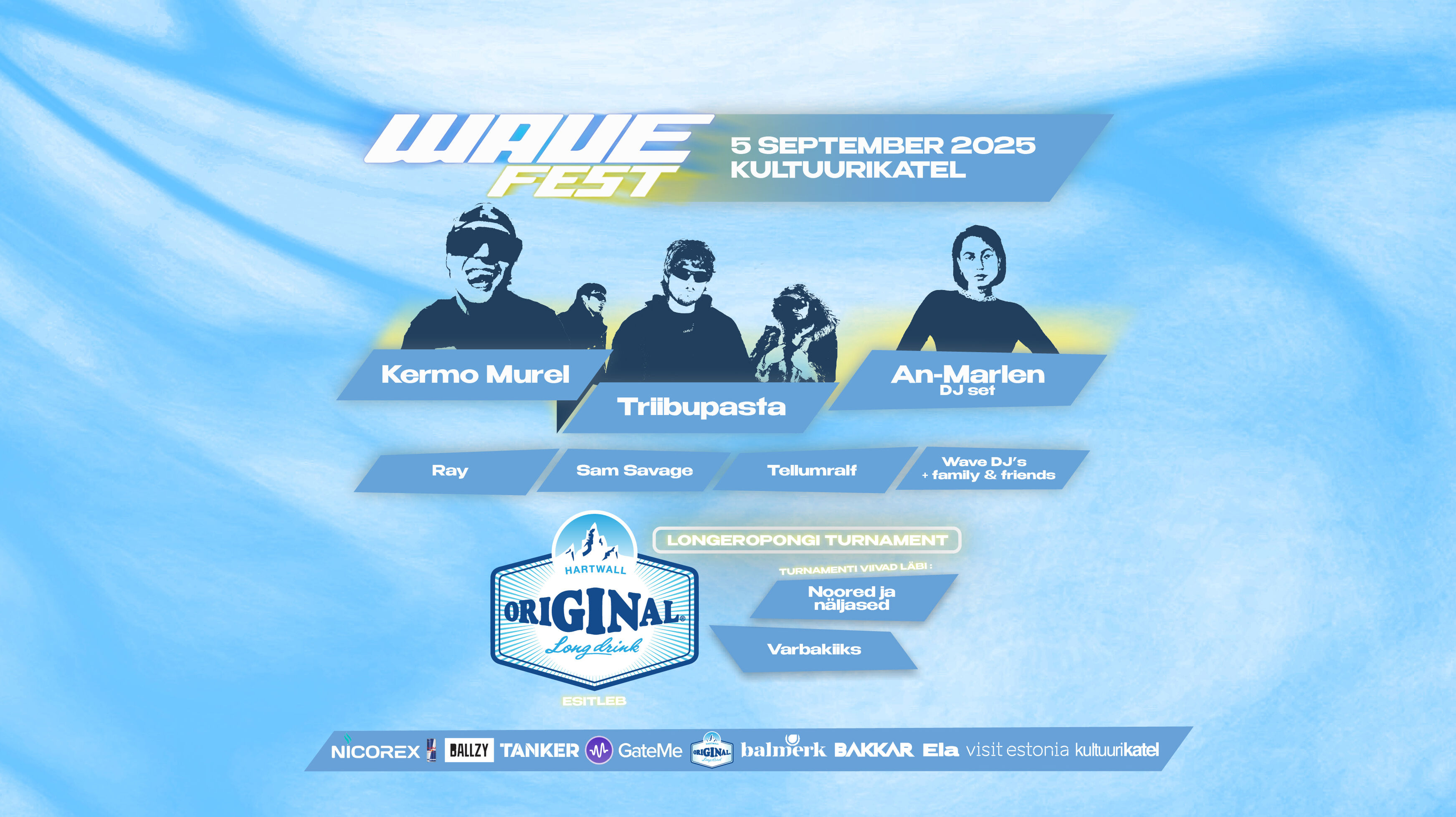 Wave FEST - Kultuurikatel - 5. September w/ Triibupasta, Kermo Murel, An-Marlen & others