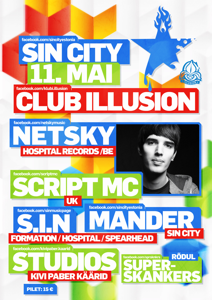 SIN CITY: NETSKY (BE) & SCRIPT MC (UK)
