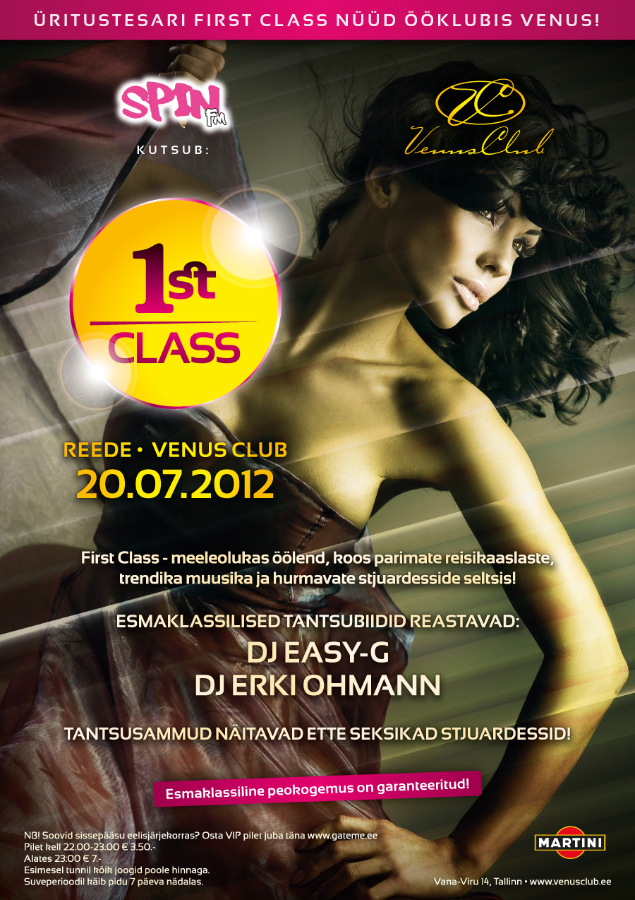 FIRST CLASS