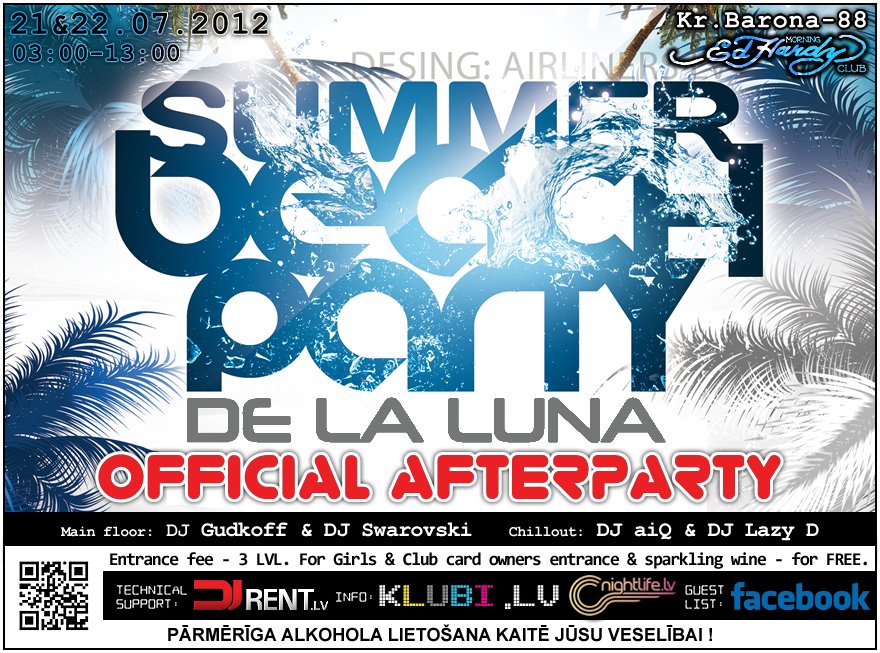 "De La Luna" OFFICIAL AFTERPARTY