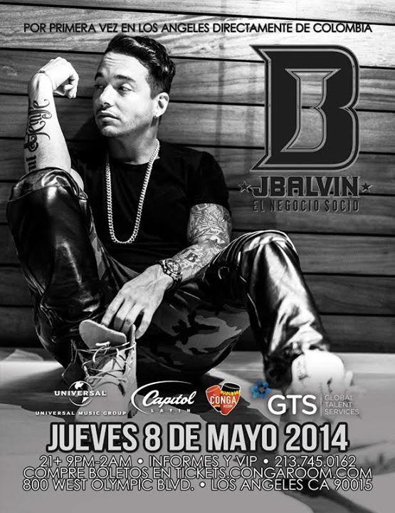 J Balvin direct from Colombia - Reggaeton Concert