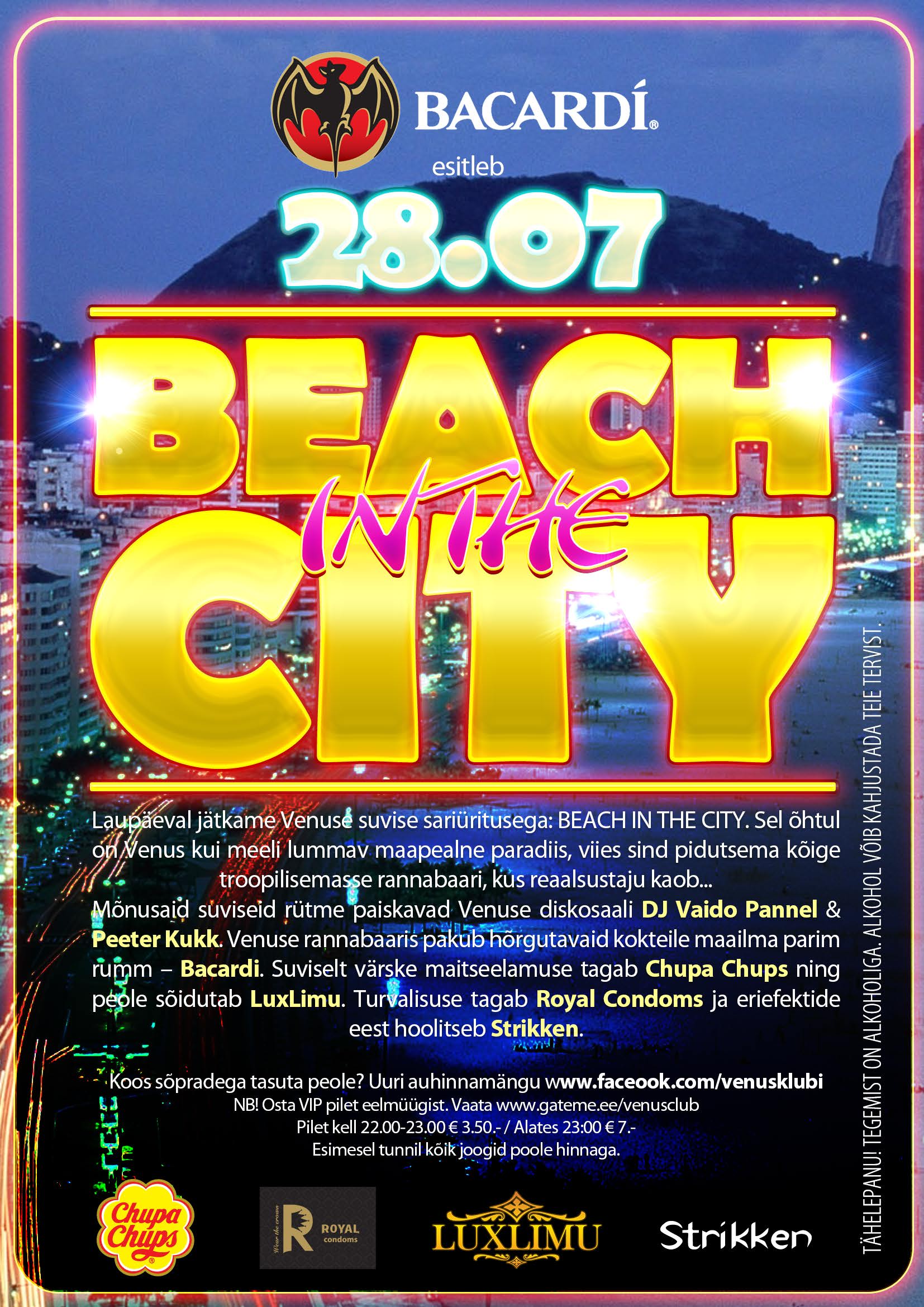 BACARDI ESITLEB: BEACH IN THE CITY