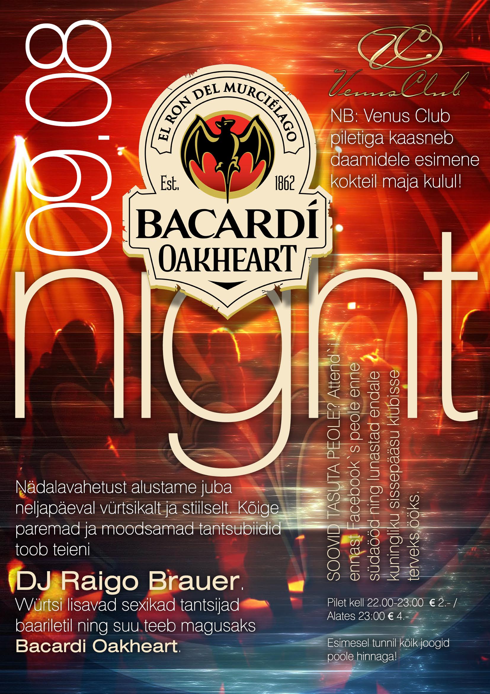 TASUTA PEOLE? OAKHEART NIGHT