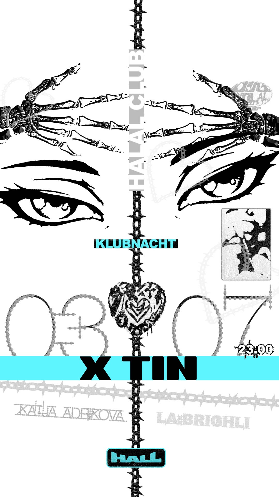 Halal Club Klubnacht:  X TIN (DE) x Katja Adrikova x LA:BRIGHLI 