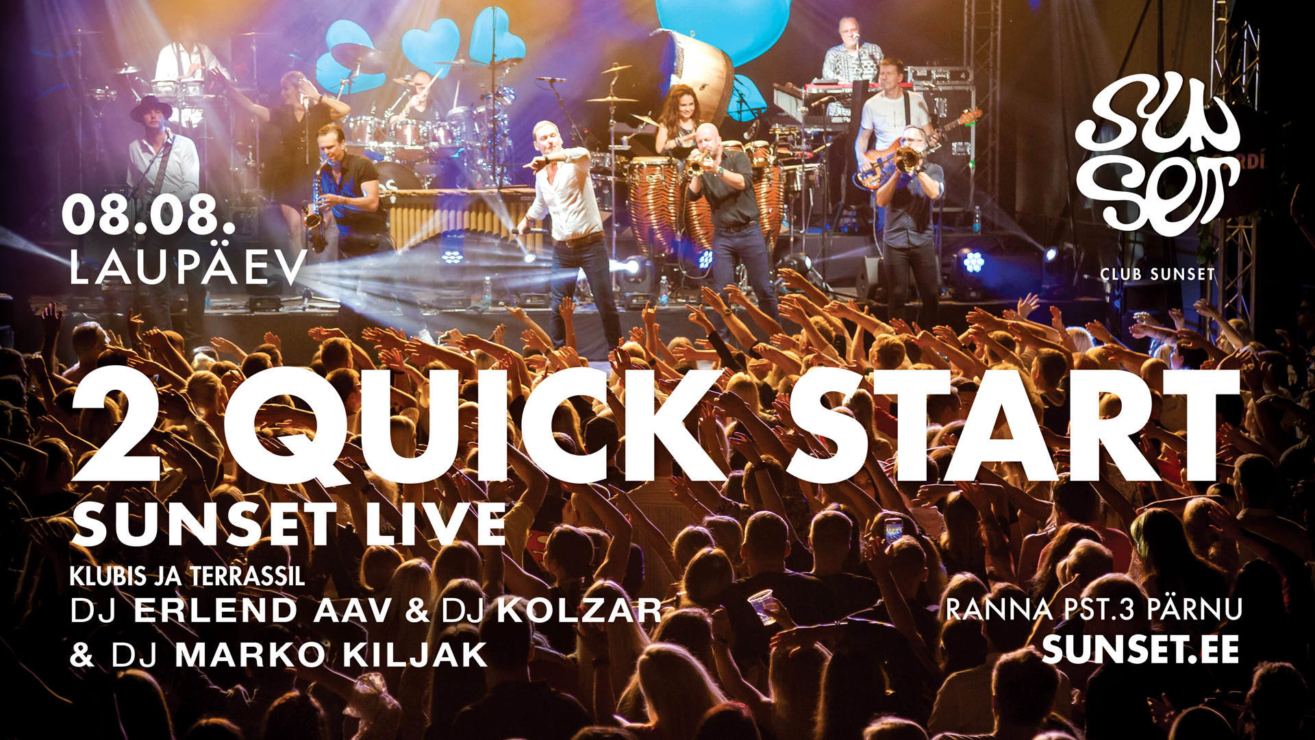 2 QUICK START LIVE - SELLE SUVEOOAJA VIIMANE SUNSETIS!
