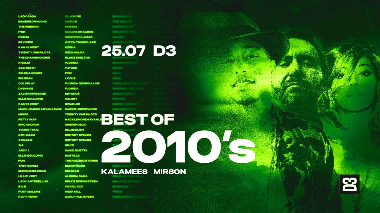Best Of 2010's I 25.07 I D3
