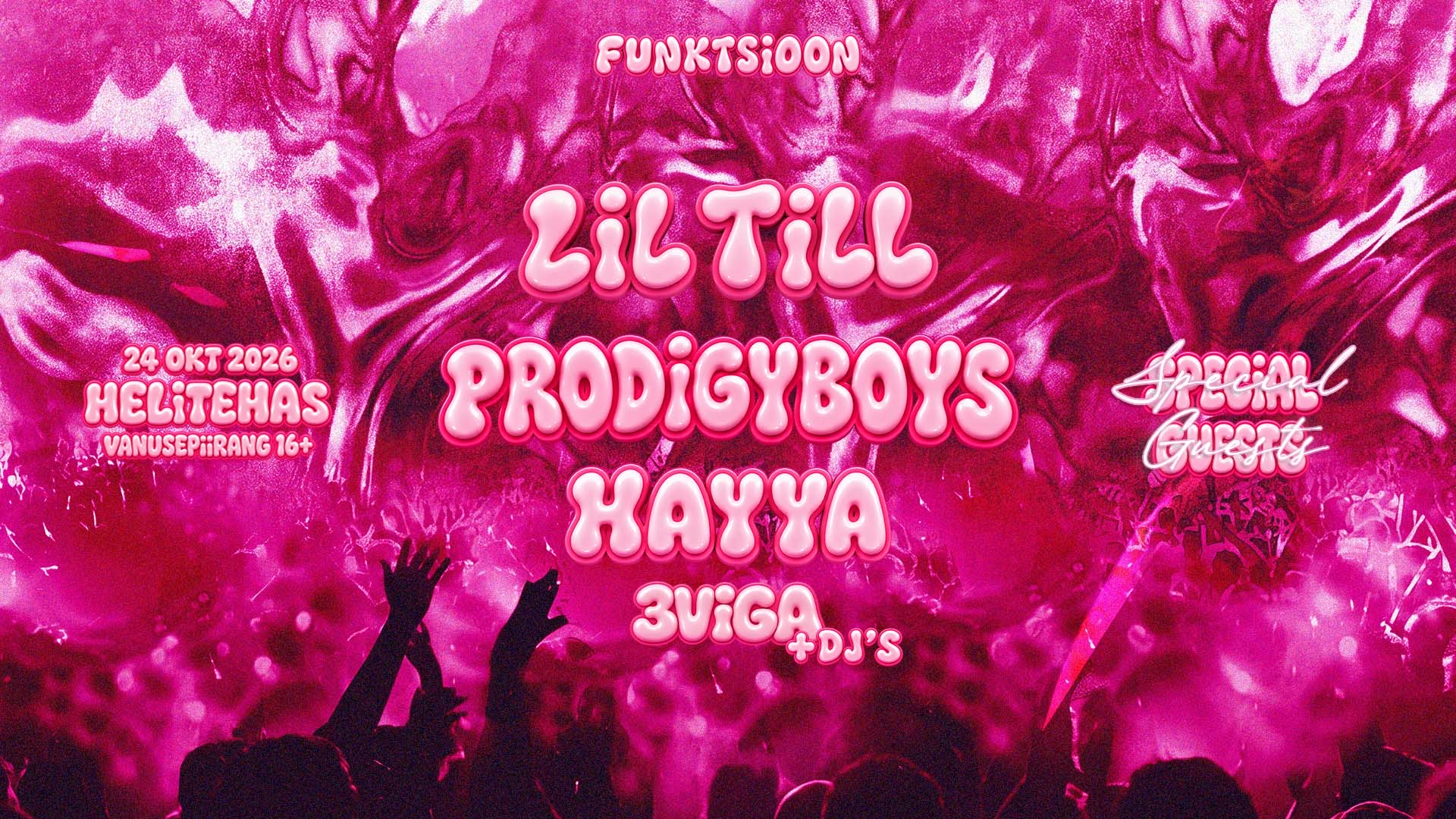 Funktsioon 2.0 @ Helitehas LIL TILL x PRODIGYBOYS x HAYYA x 3VIGA