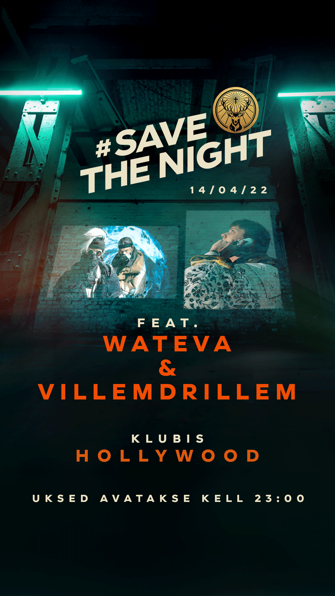 Save The Night | 14. APRILL | Club Hollywood