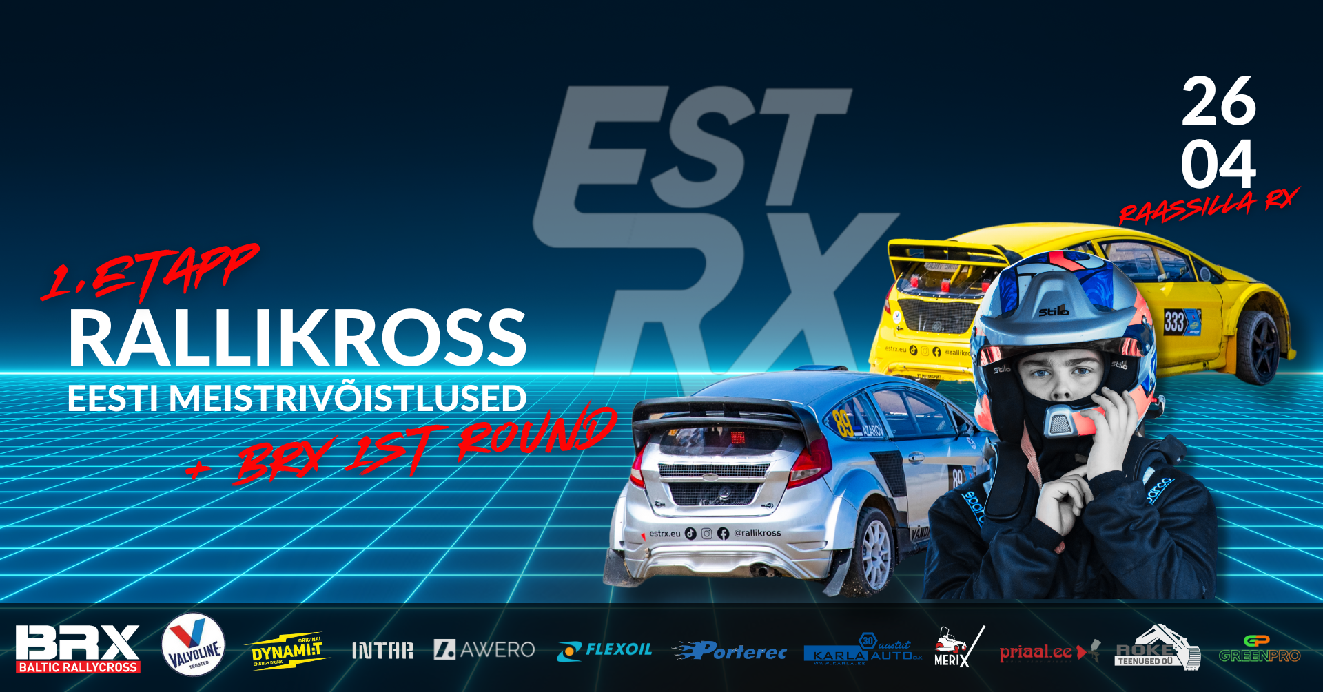 Eesti ja Baltimaade meistrivõistlused rallikrossis avaetapp 