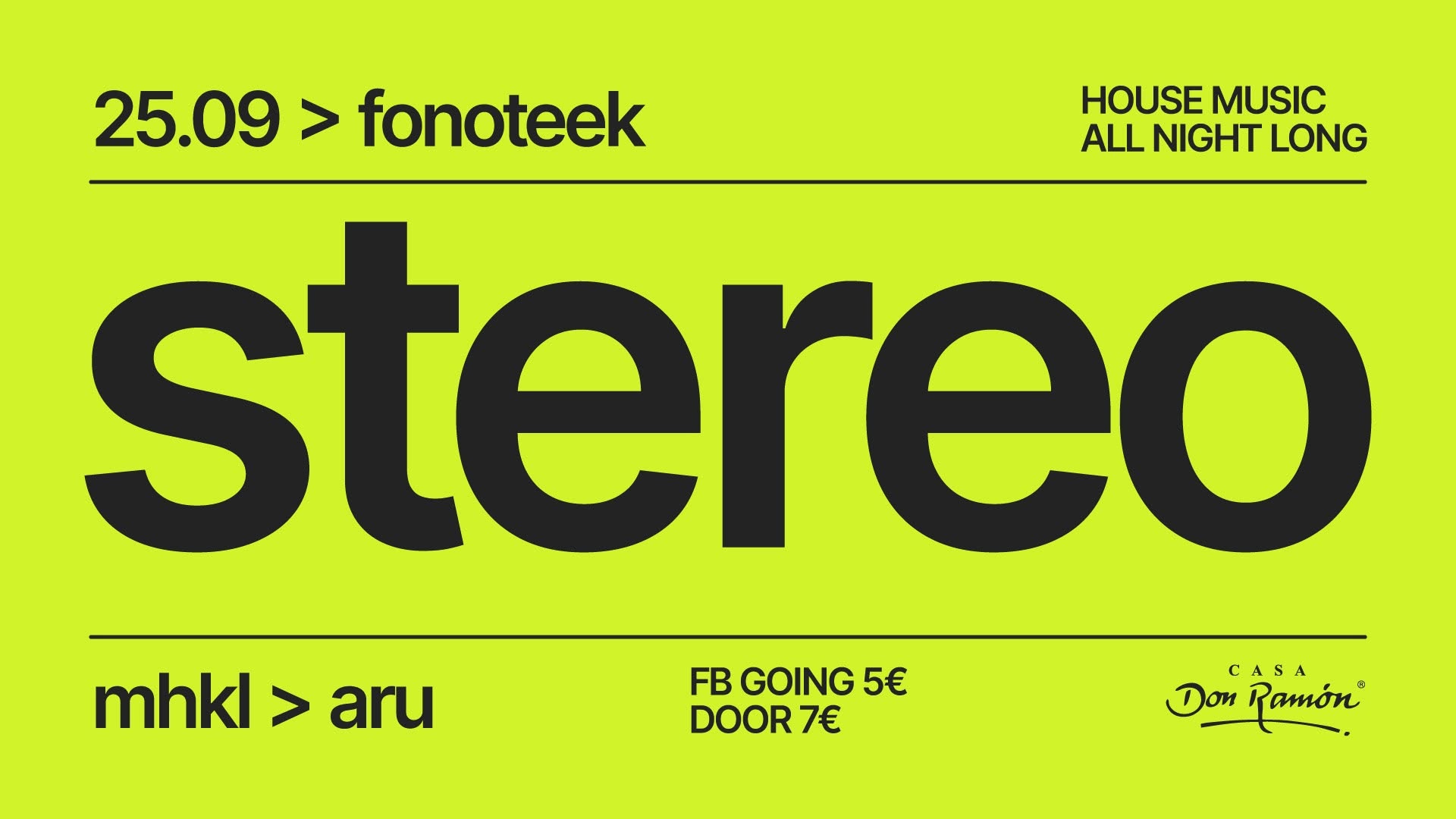 STEREO I 25.09 I Fonoteek