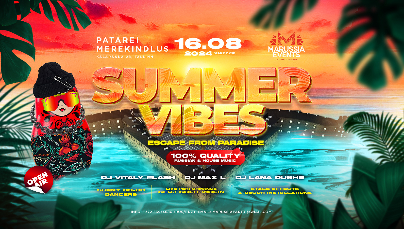 16/08/2024 (FR) - SUMMER VIBES☼ (escape from paradise!) | PATAREI MEREKINDLUS🌳🌅