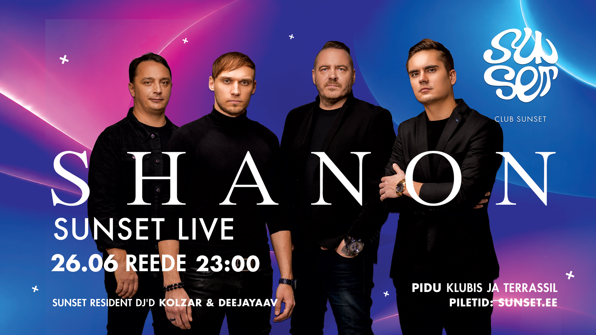 SUNSET SUMMER LIVE & PARTY - SHANON!