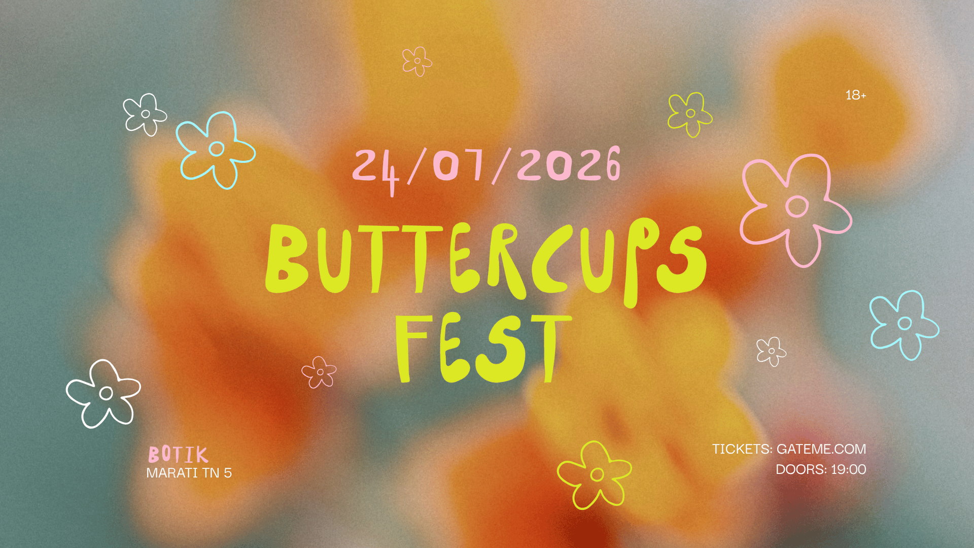 🌼BUTTERCUPS FEST 2026🌼  