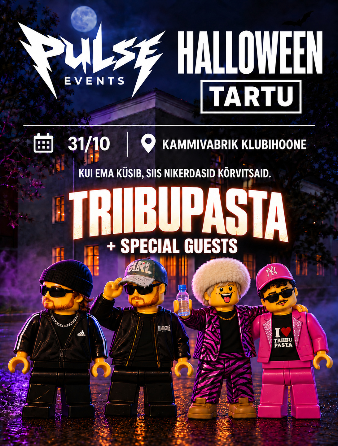 Pulse Halloween  Triibupasta + Speical guests - Tartu