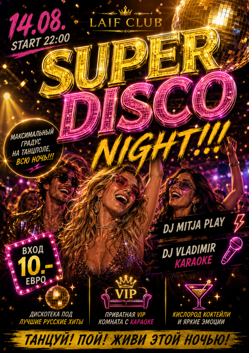 SUPER DISCO NIGHT!!!