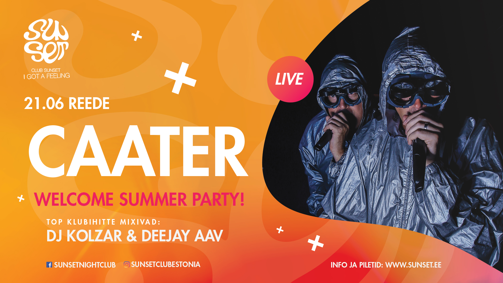WELCOME SUMMER PARTY - CAATER LIVE!
