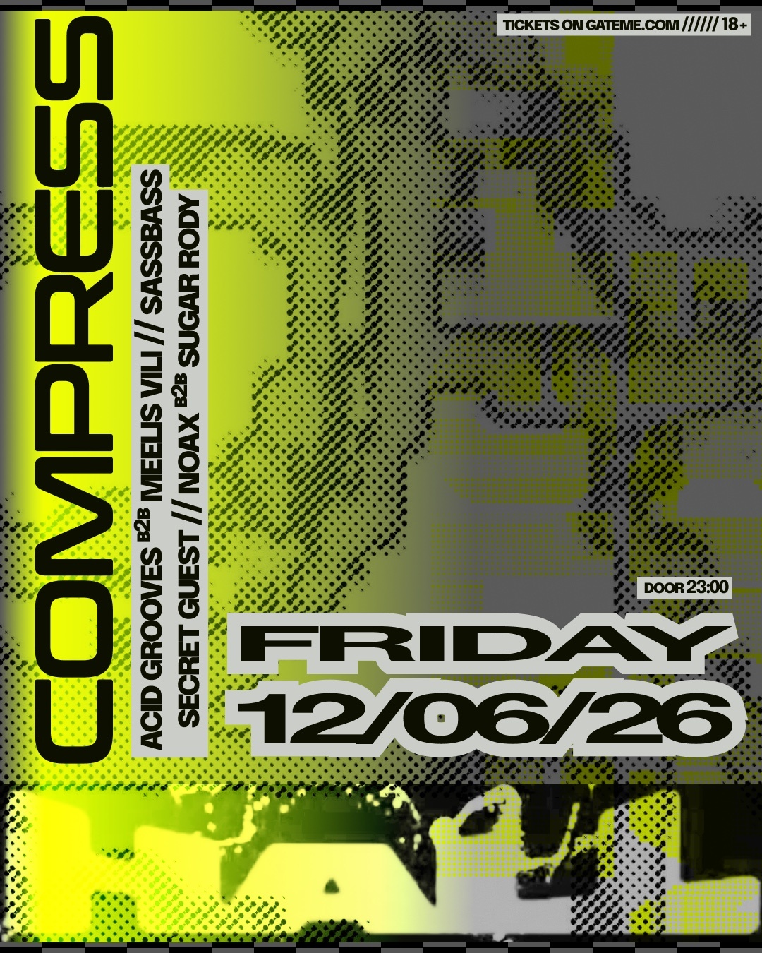 COMPRESS RAVE X HALL (JUST TECHNO ALL NIGHT LONG)