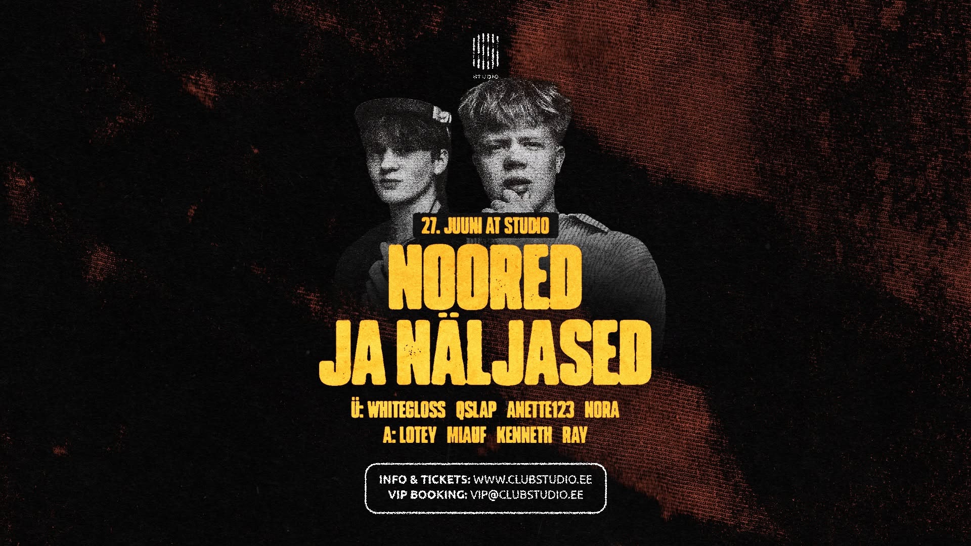 NOORED JA NÄLJASED at Studio 27.06