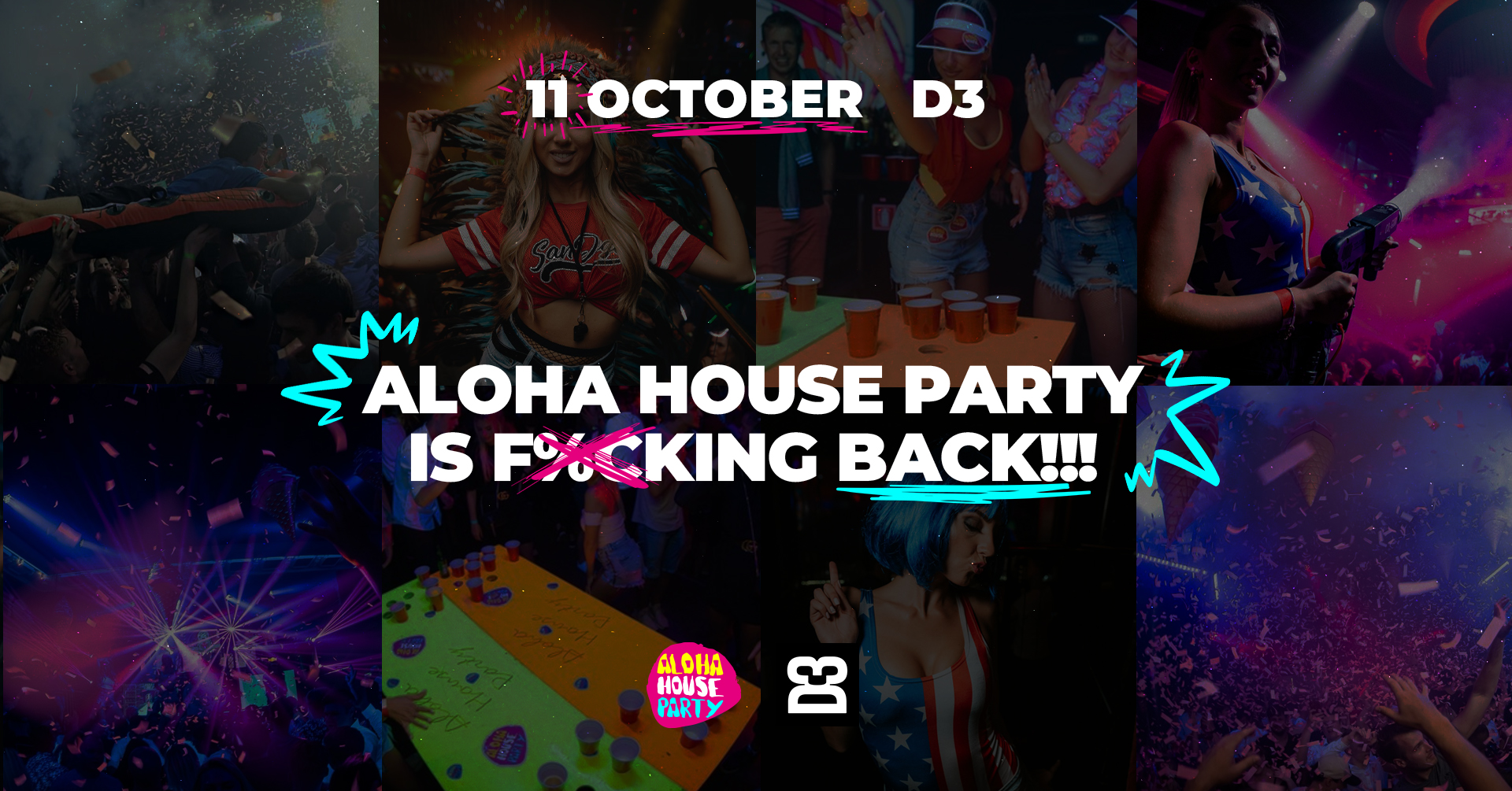 Aloha House Party RETURNS! I 11.10 I D3