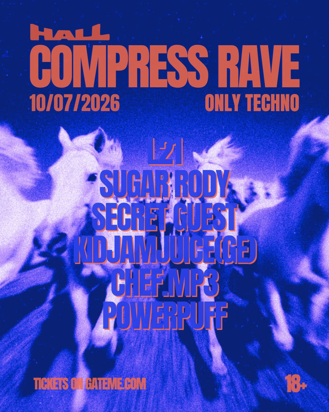 COMPRESSRAVE X HALL (ONLY TECHNO)