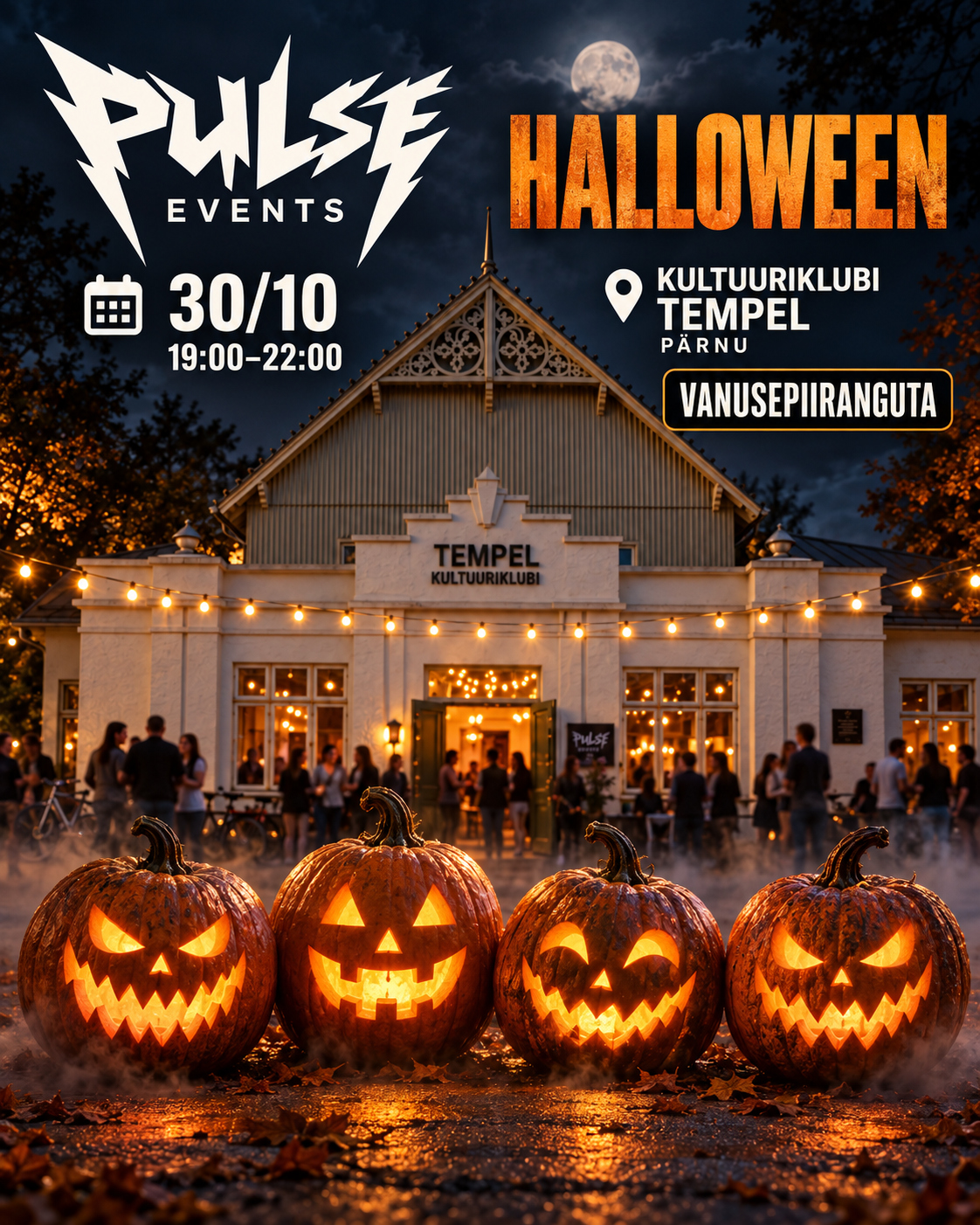 Pulse Halloween - Pärnu - VANUSEPIIRANGUTA
